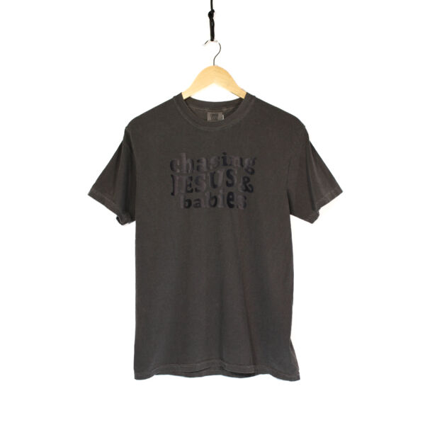 CHASING JESUS & BABIES - Garment-Dyed Heavyweight T-Shirt Thumbnail