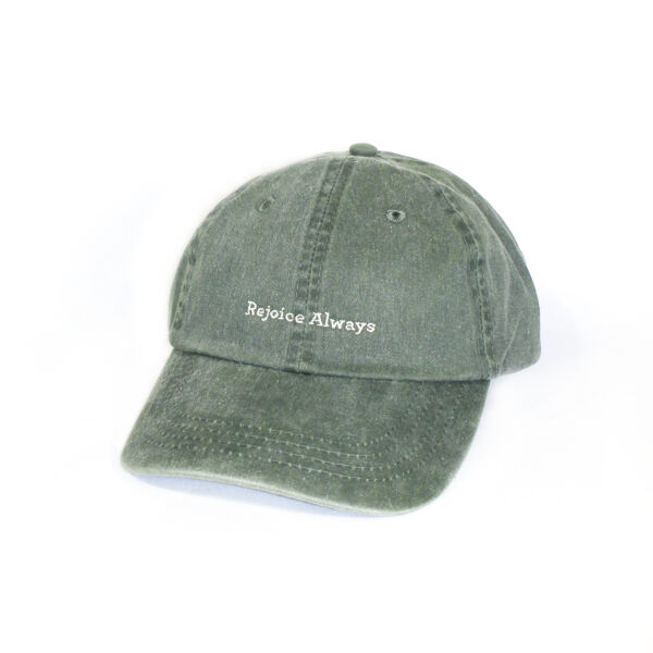 REJOICE ALWAYS Embroidered - Pigment Dyed Cap Thumbnail
