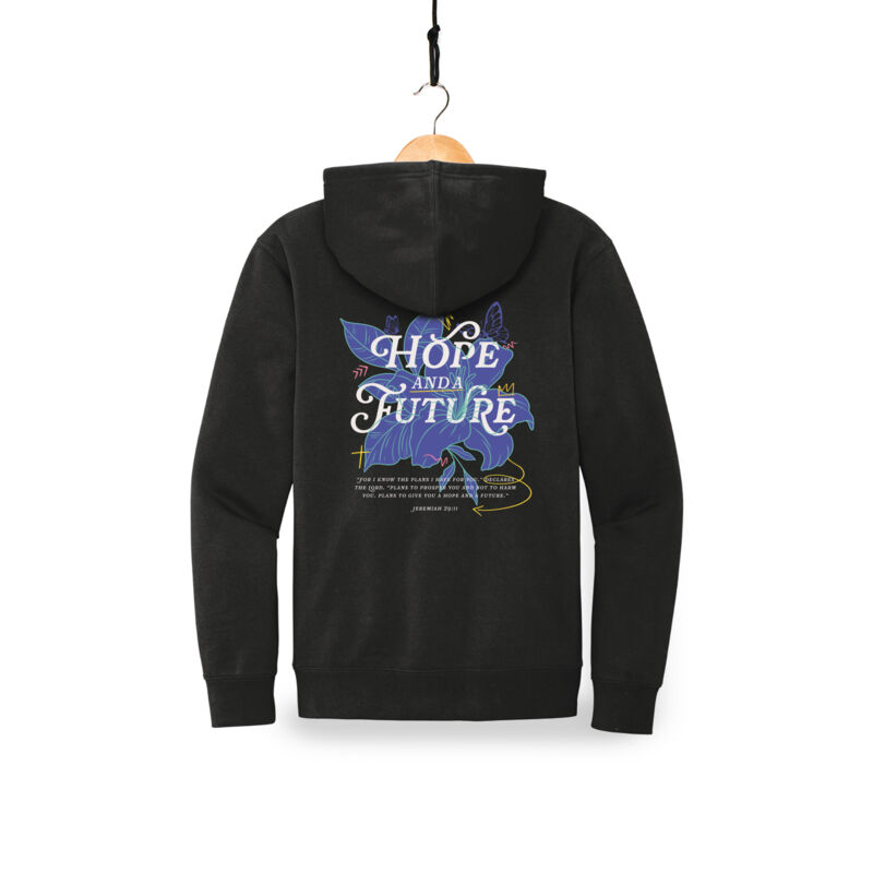 HOPE AND A FUTURE - Fleece Hoodie Thumbnail