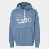 Garment Dyed Lightweight Fleece Hooded Sweatshirt Thumbnail