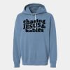 Garment Dyed Lightweight Fleece Hooded Sweatshirt Thumbnail