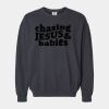 Garment-Dyed Lightweight Fleece Crewneck Sweatshirt Thumbnail